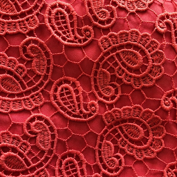 Coral knit cap sleeve dress - Picture 10 of 10